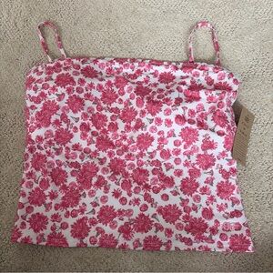 NWT - Albion Pink Floral Camisole Top